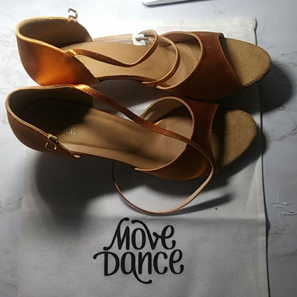 2" Size 10 Move Dance Rita Ballroom Dance Shoe!👡
